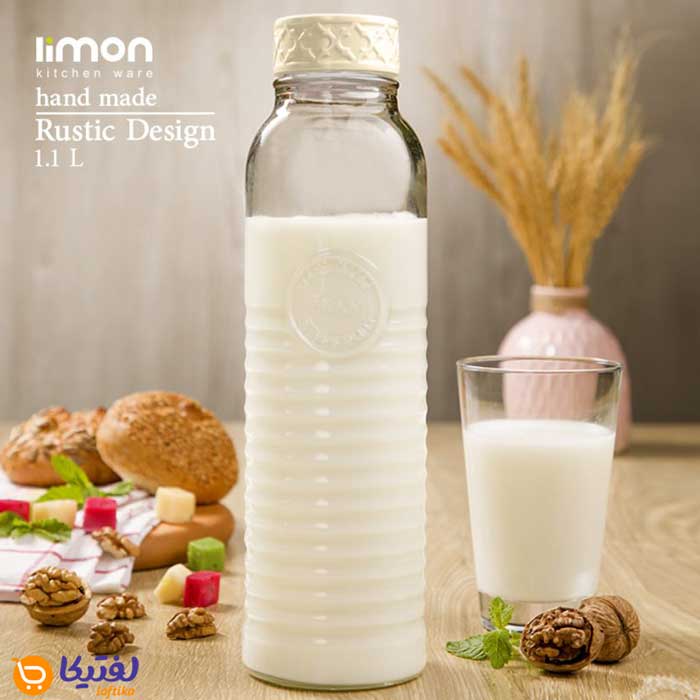ابعاد بطری آب روستیک بلند لیمون