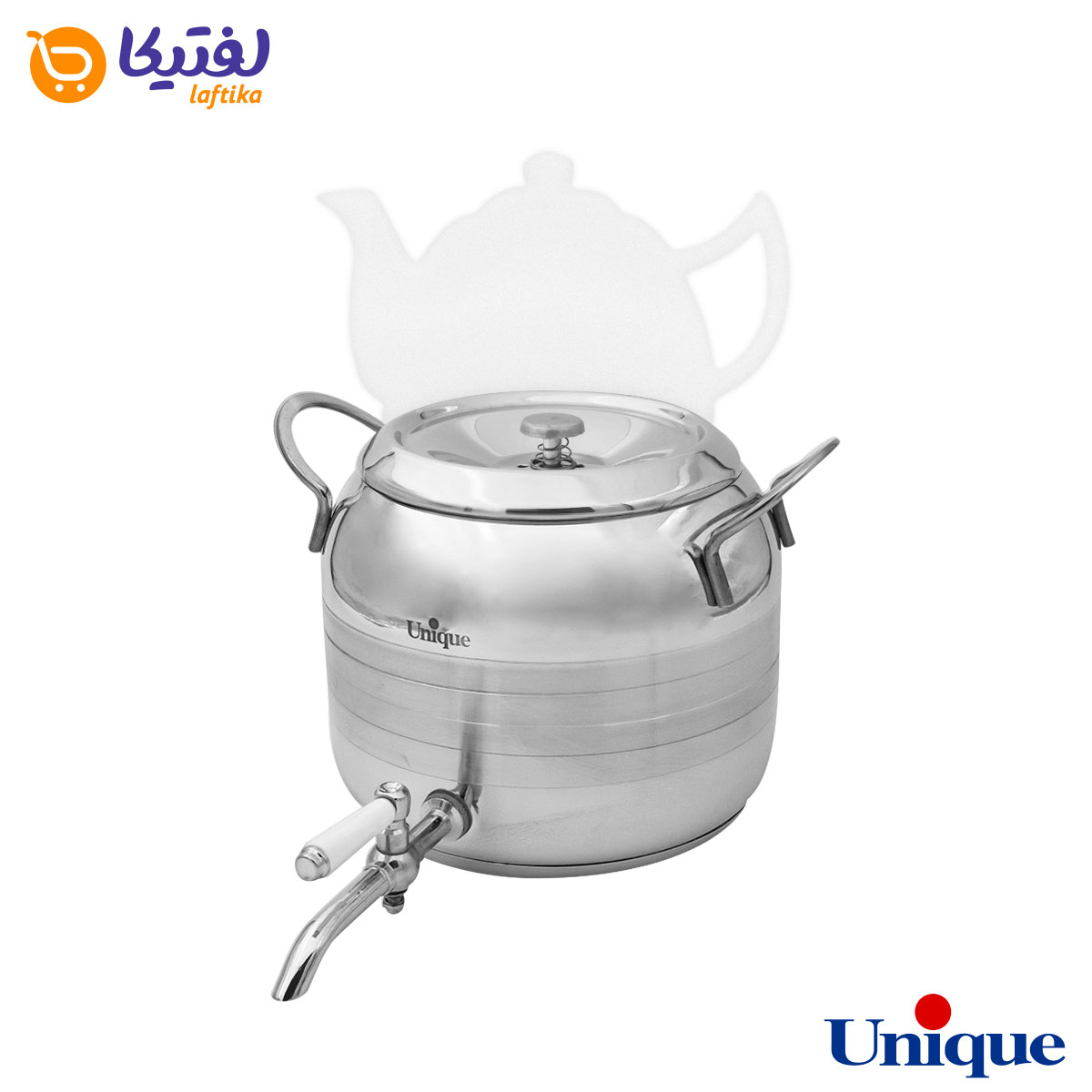 خرید قوری یونیک UN 7292 دسته استیل