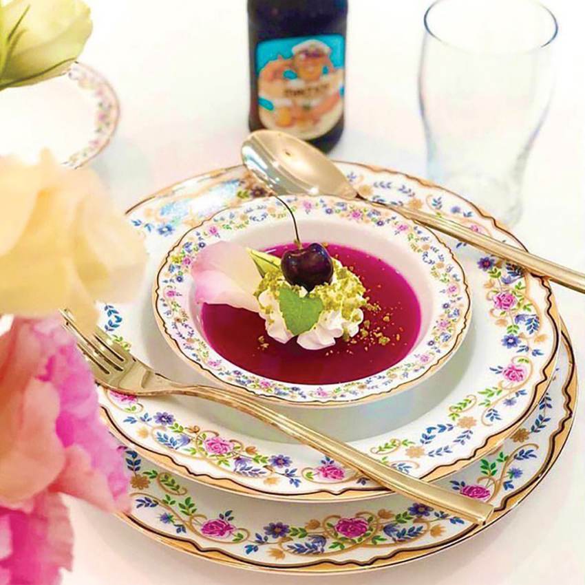 بشقاب چینی زرین