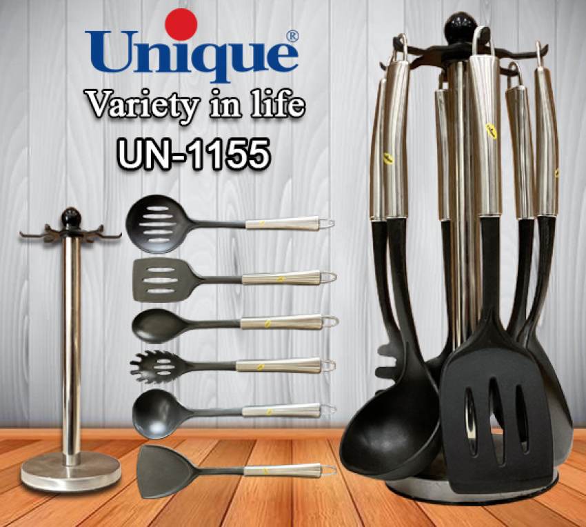 مشخصات ست کفگیر ملاقه یونیک 7 پارچه UN1155