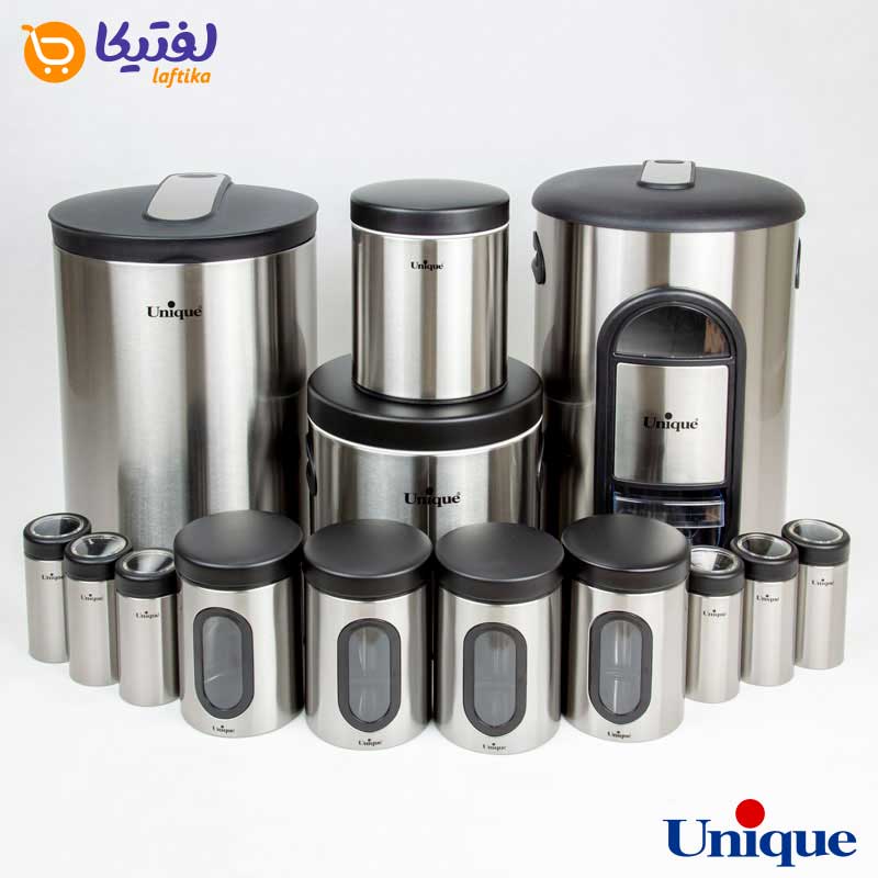 کیفیت ساخت سرویس آشپزحانه 14 پارچه استیل یونیک UN-3505