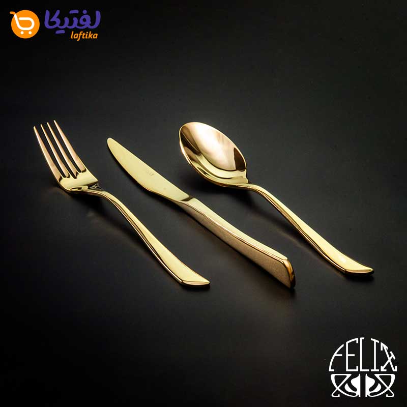 کیفیت ساخت سرویس قاشق چنگال طلایی