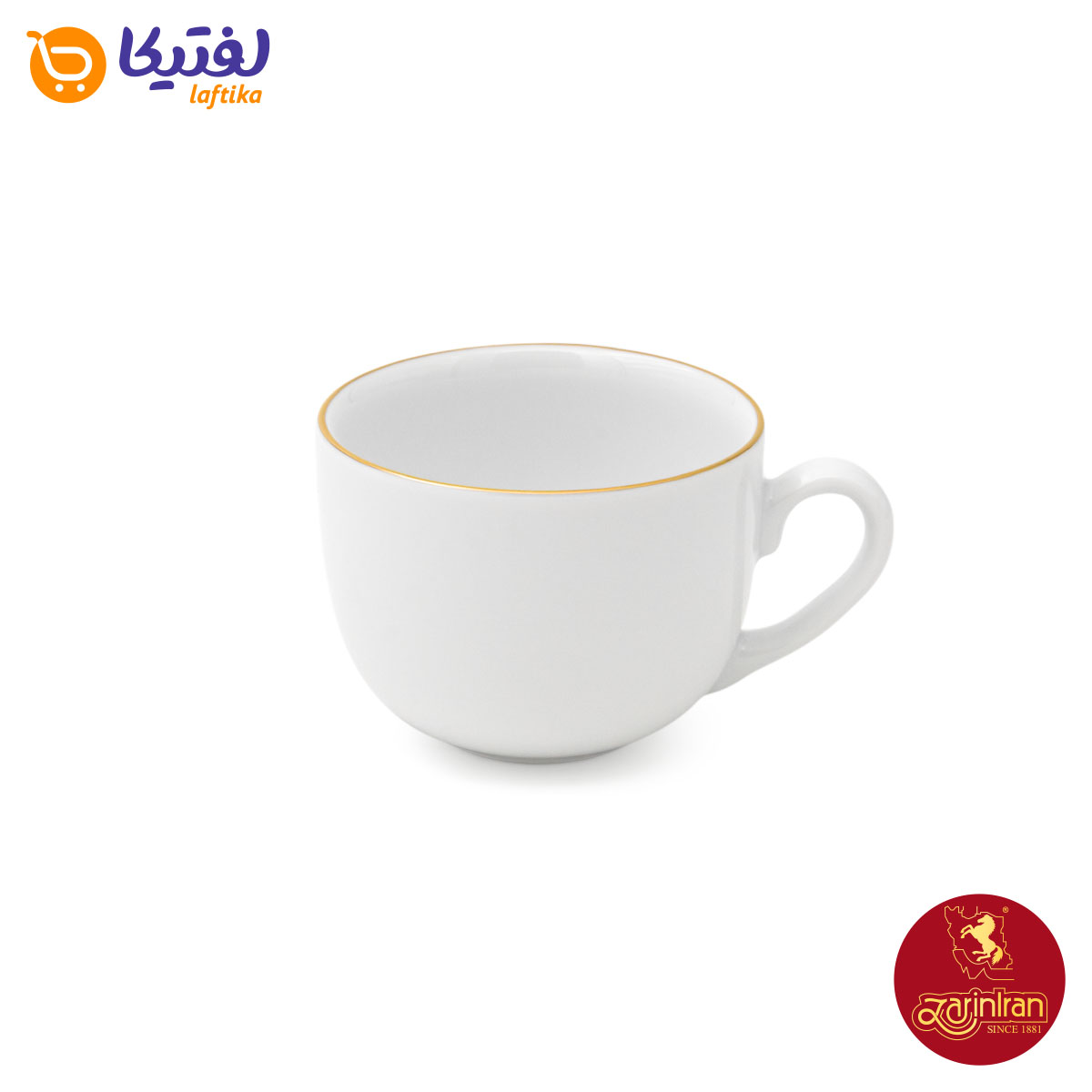 ویژگی چینی زرین ایتالیا اف لب طلایی