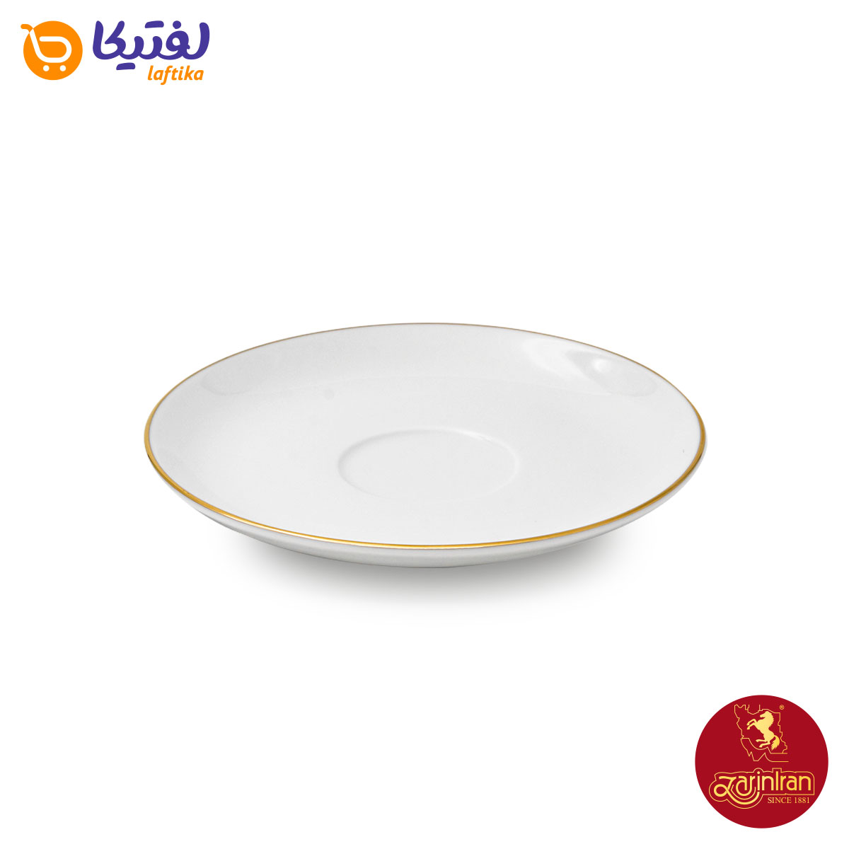 خرید چینی زرین ایتالیا اف لب طلایی