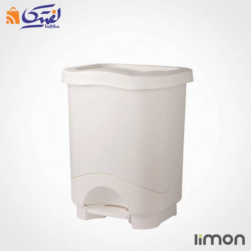 سطل پدالی لیمون چهارگوش 35 لیتری