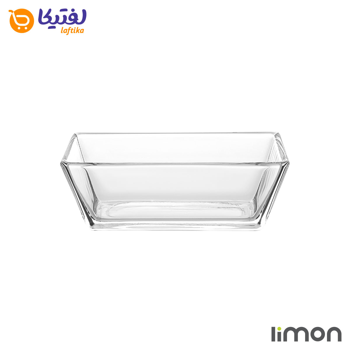 ابعاد ظرف شیشه‌ای لیمون مستطیل 2091
