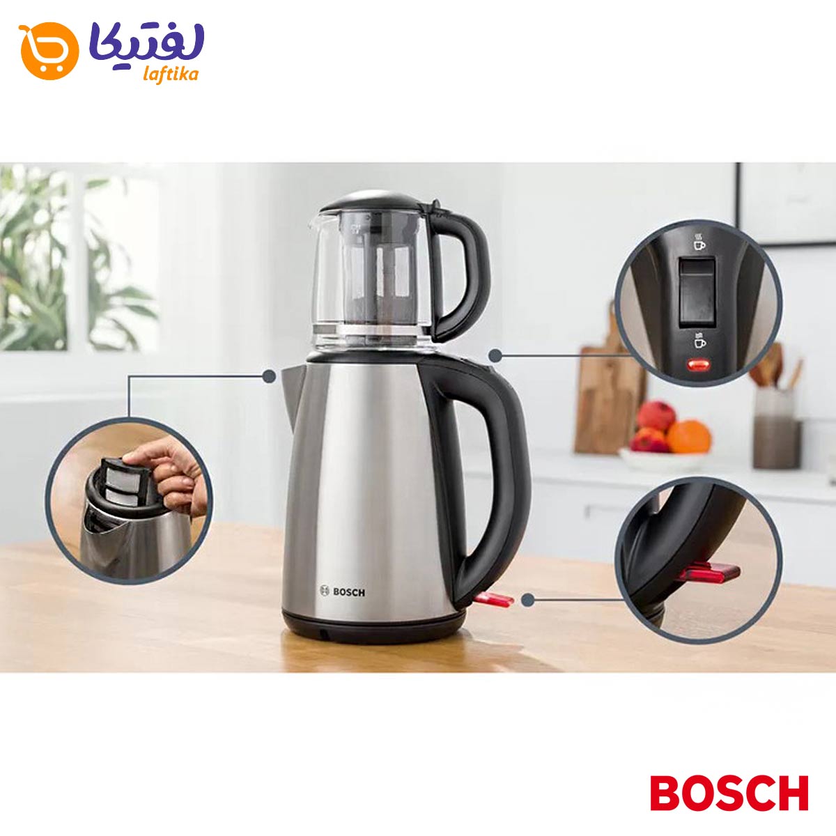 خرید چای ساز بوش TTA5603 لفتیکا 