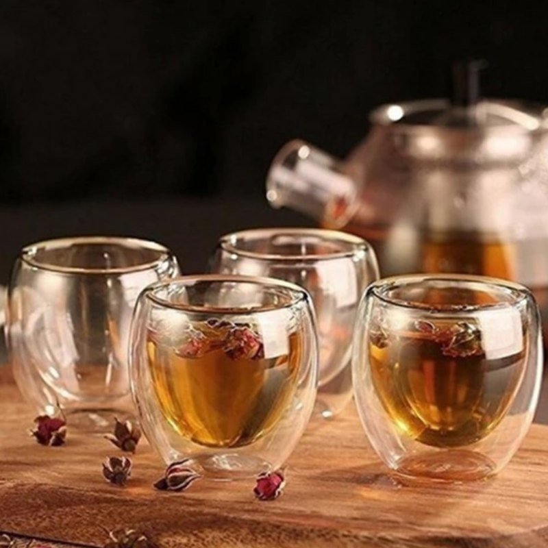  لیوان دوجداره پیرکس اقساطی