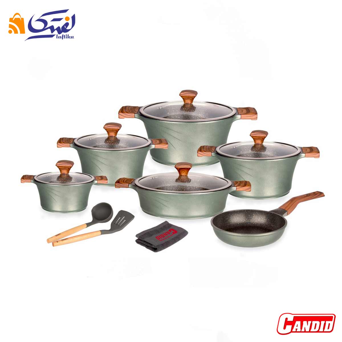 خرید سرویس قابلمه کاندید مدل سزار کیهانی ویژه جهیزیه
