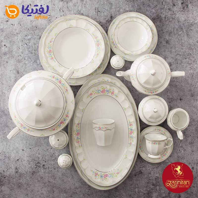 سرویس گلاریس 12 نفره چینی زرین
