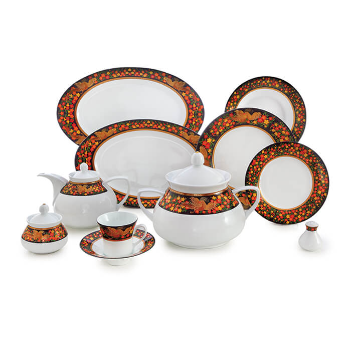 معرفی سرویس غذاخوری سیمرغ شهرزاد چینی زرین