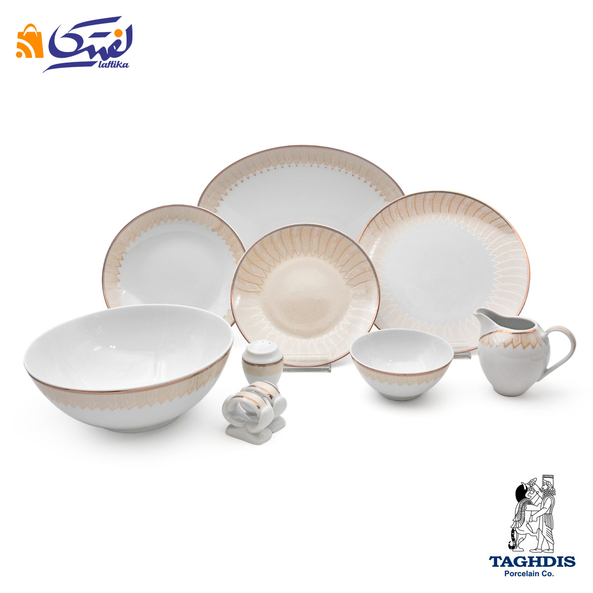 بررسی سرویس کلاسیک نفیسه 6 نفره چینی تقدیس