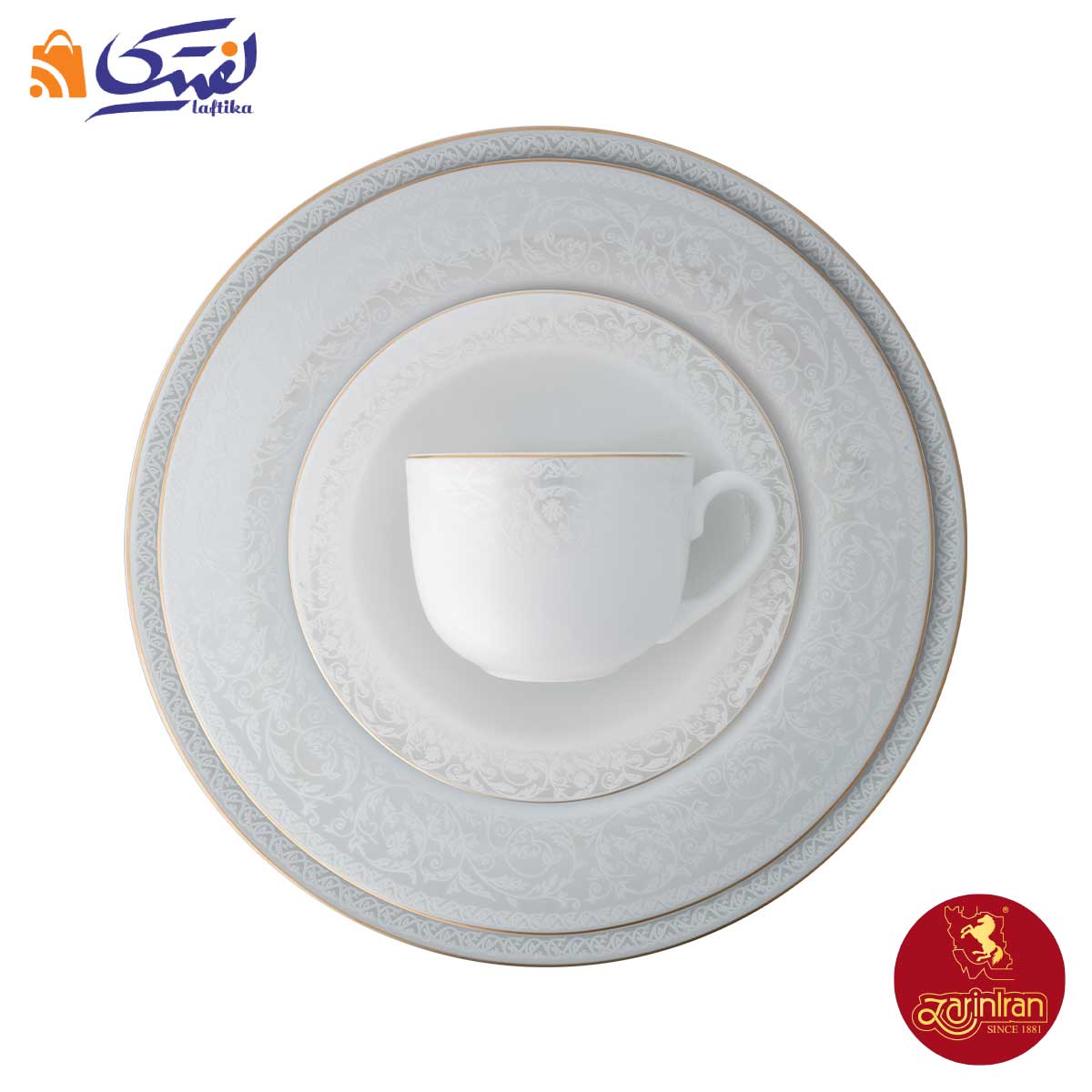 خرید  سرویس سیلوان 12 نفره چینی زرین