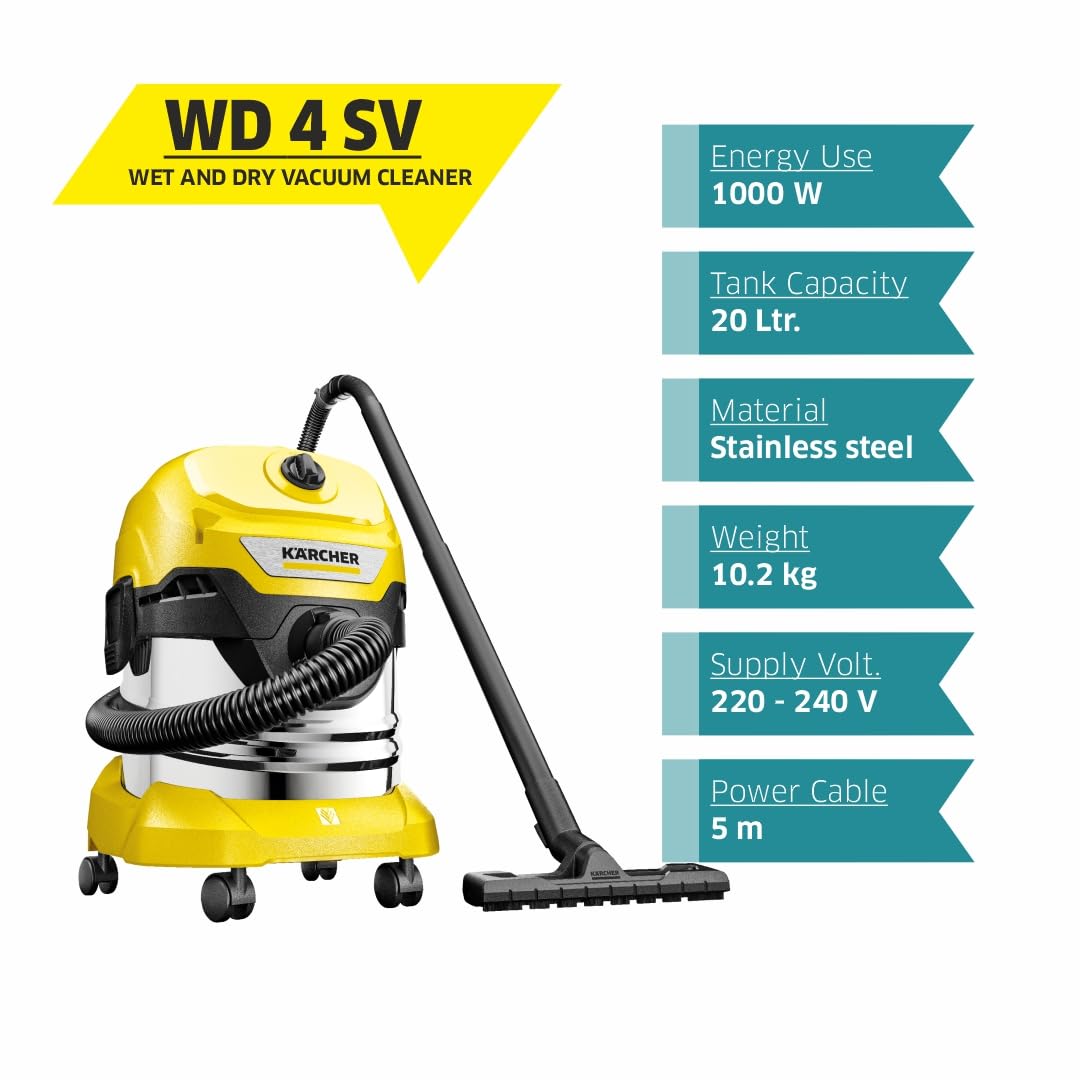 قیمت جارو برقی آب و خاک WD4 SV کارچر