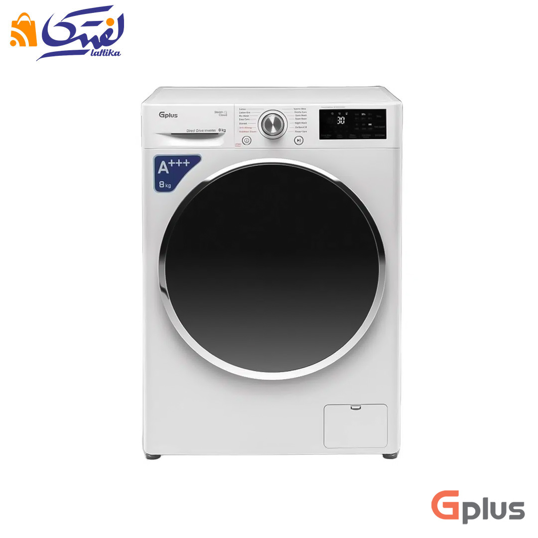 ماشین لباسشویی GWM-R87 جی پلاس ظرفیت 8 کیلوگرم