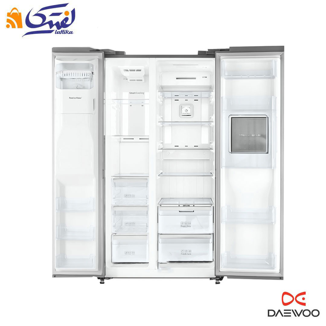 ظرفیت و فضای ذخیره‌سازی یخچال فریزر SXI20-11 دوو 