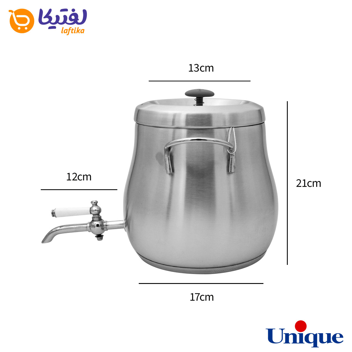 ویژگی‌های کتری و قوری  استیل یونیک UN-7209