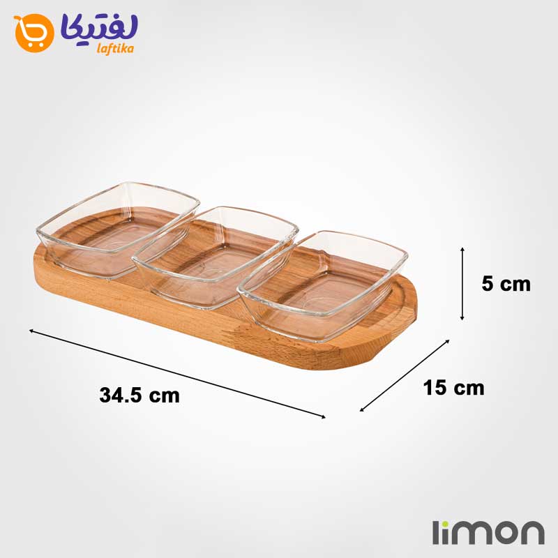 قیمت و خرید اردورخوری چوبی لیمون 3 خانه 2162