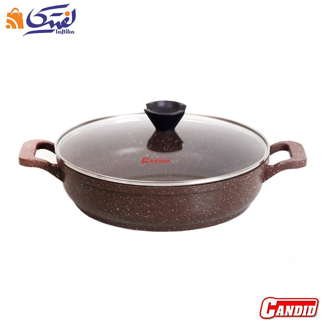 تابه دو دسته گرانیتی کاندید مدل پروانه سایز 32