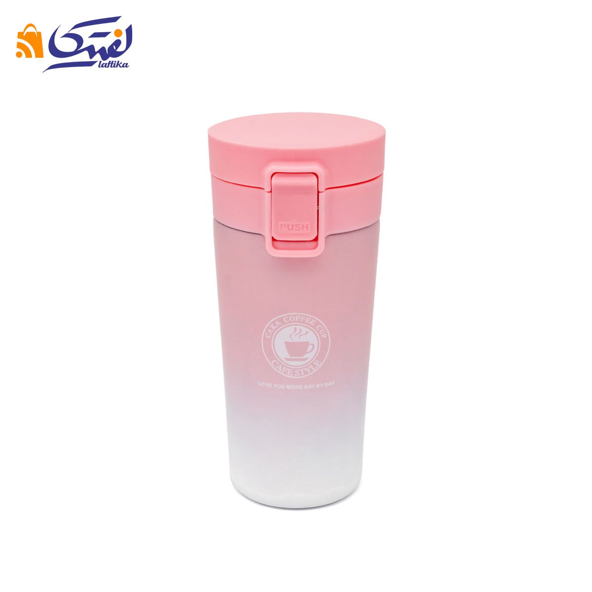 خرید تراول ماگ قفلی 500 میلی لیتر دو رنگ Vacuum Insulation Cup کد 103