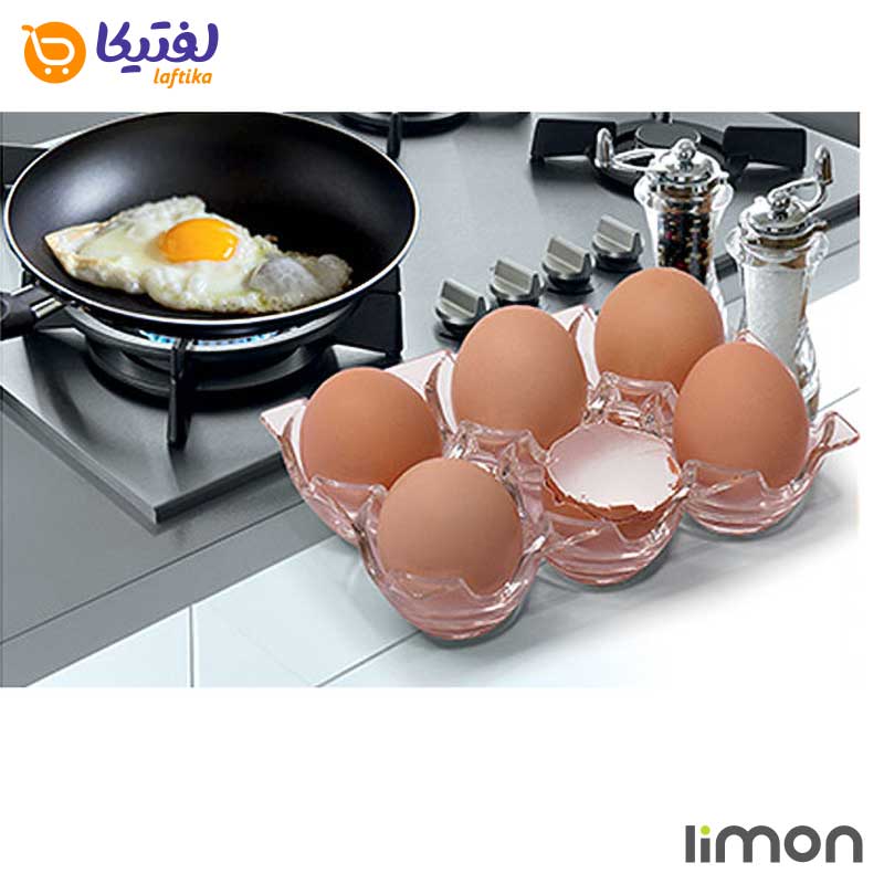 خرید جا تخم مرغی کریستال لیمون 6 عددی - تضمینی