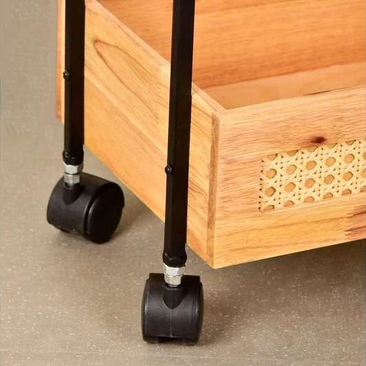 خرید سبد پیاز سیب زمینی چرخ دار برند یونیک