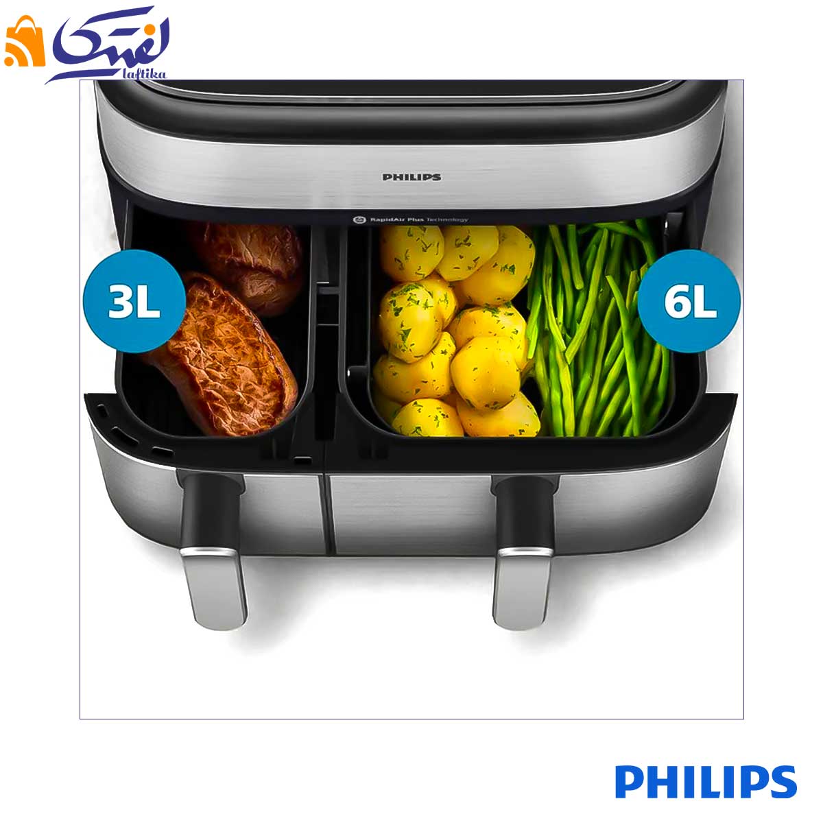 قیمت و خرید سرخ کن فیلیپس دو قلو