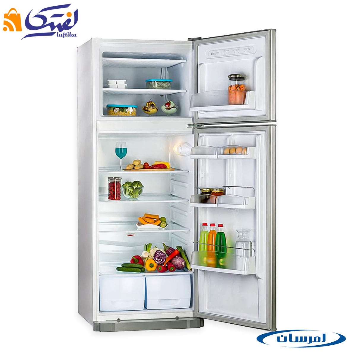 گنجایش یخچال فریزر TFH17T امرسان کمبی سایز 17 فوت