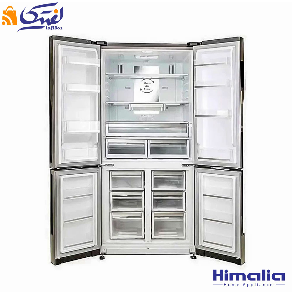 ظرفیت داخلی یخچال فریزر تسلا هیمالیا ساید بای ساید 27 فوت