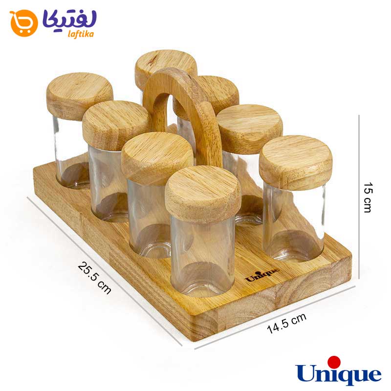 خرید جا ادویه یونیک چوبی