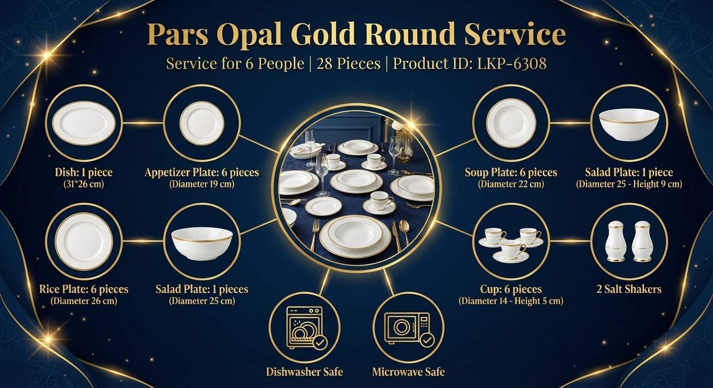 ست پذیرایی پارس اپال