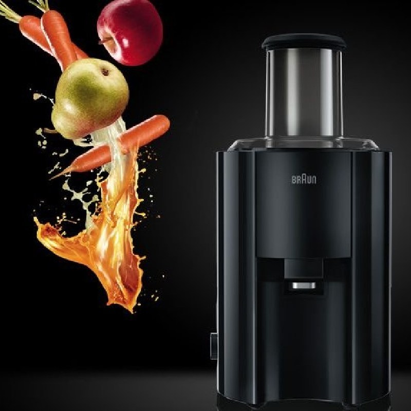 آبمیوه گیری براون j300 با میوه