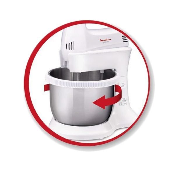 قیمت و خرید همزن برقی کاسه دار HM312 مولینکس 300 وات