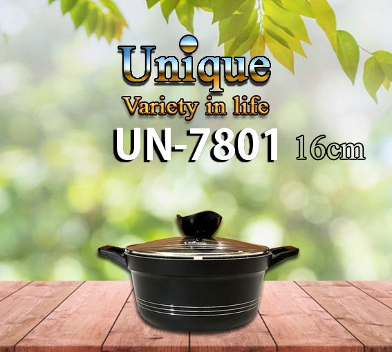 خرید قابلمه گرانیتی یونیک سایز 16 کد UN-7801 اصل