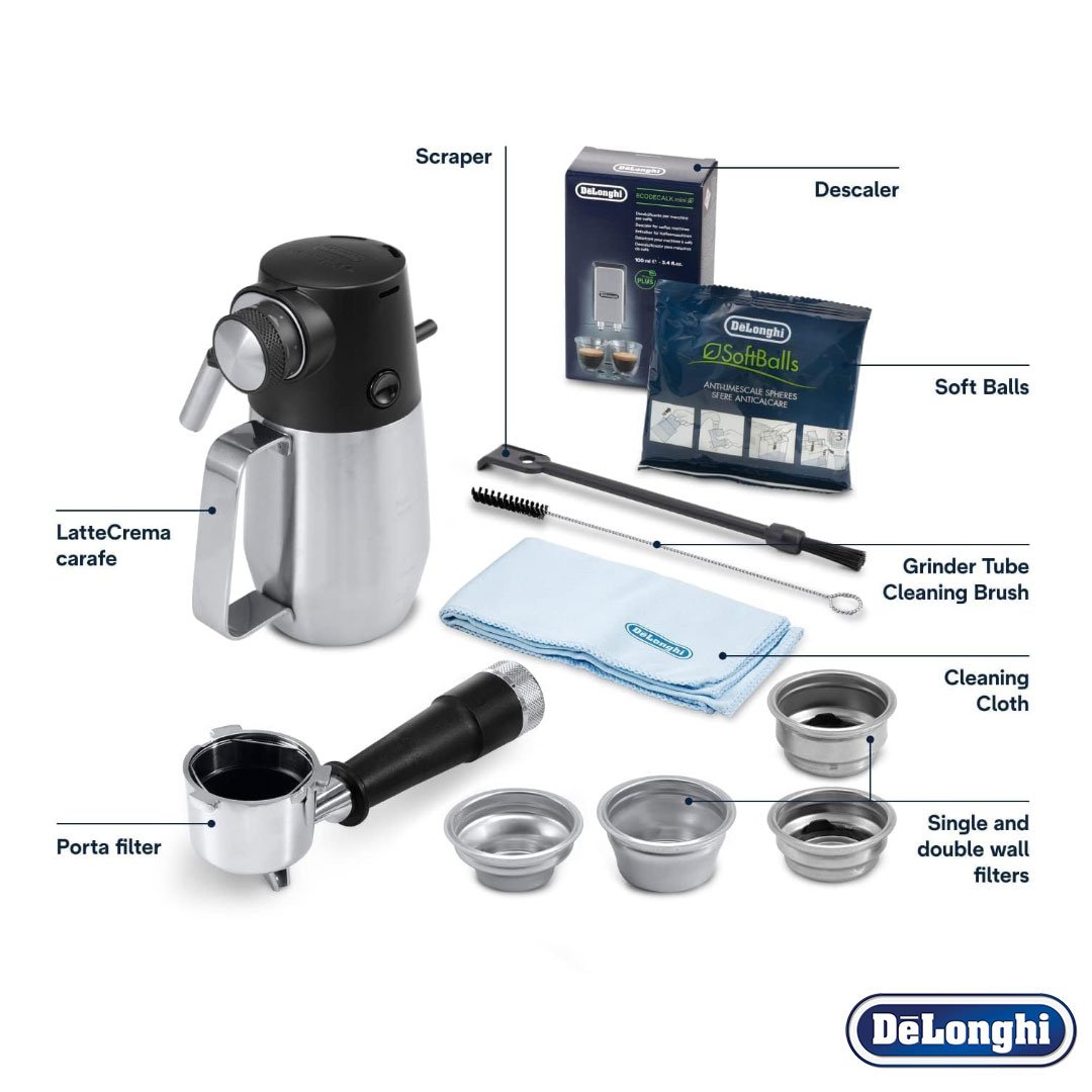 اقلام همراه اسپرسوساز نیمه صنعتی دلونگی EC9865.M