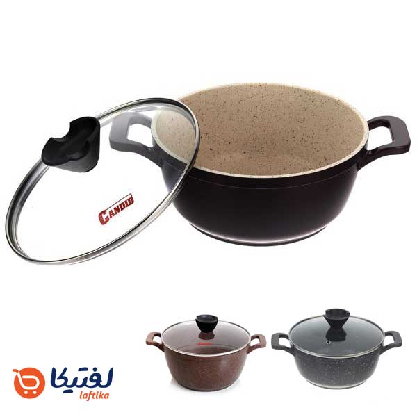 ویژگی های قابلمه گرانیتی کاندید مدل پروانه سایز 20