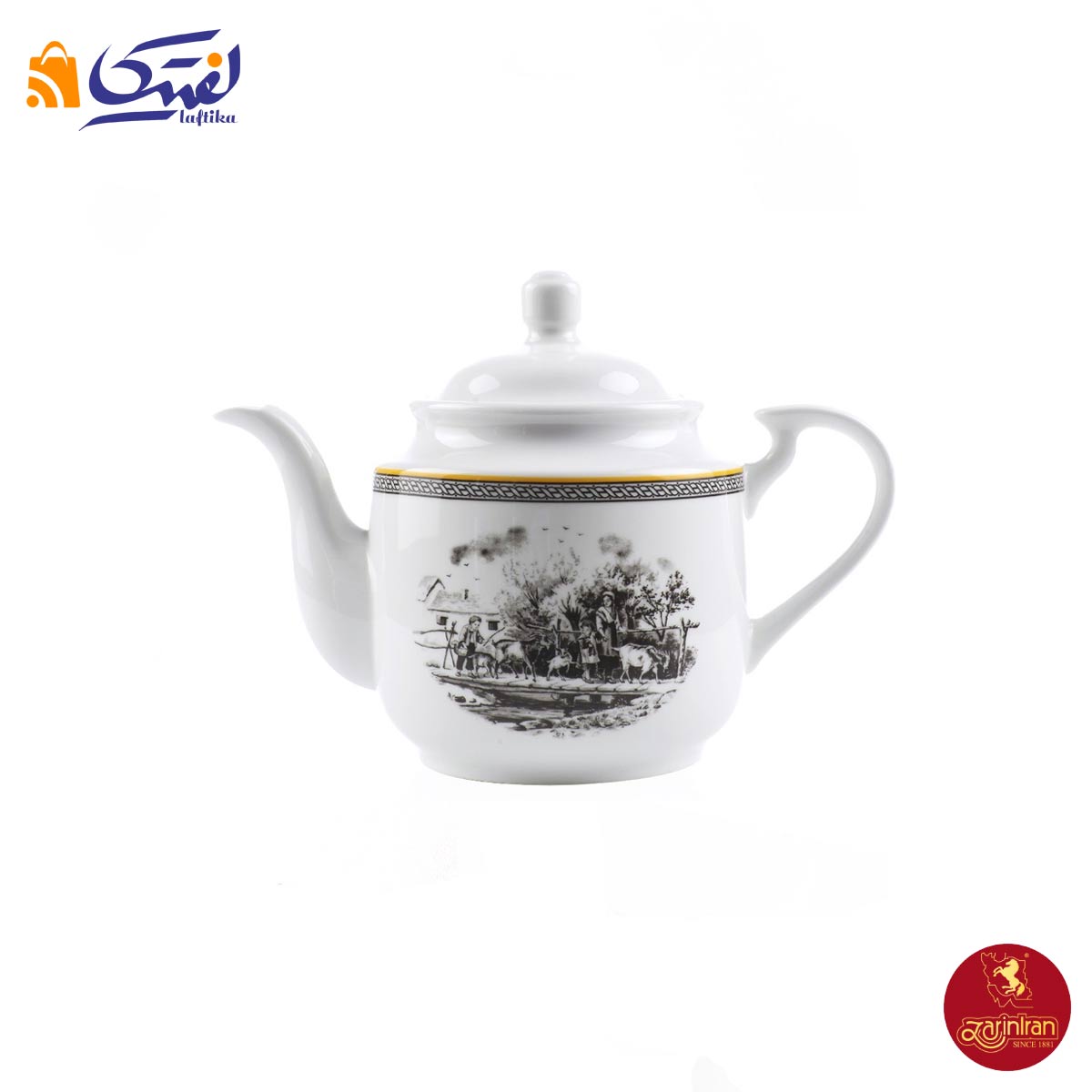 قوری چینی زرین ویلیج