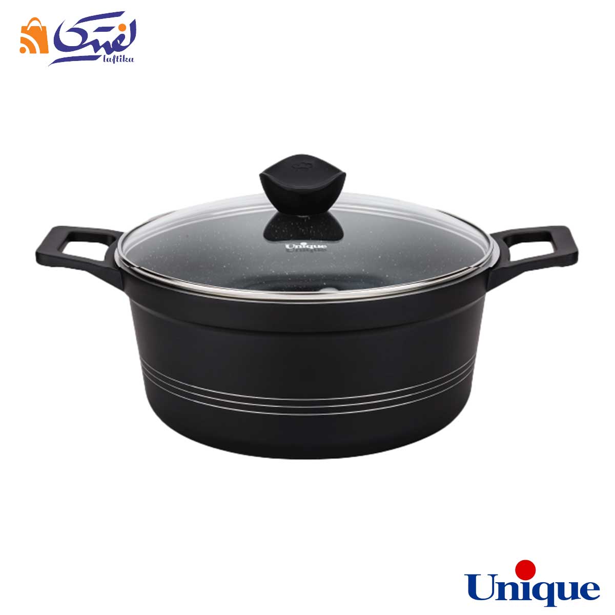 قیمت قابلمه گرانیتی یونیک سایز 28 مدل UN-7807 اصل