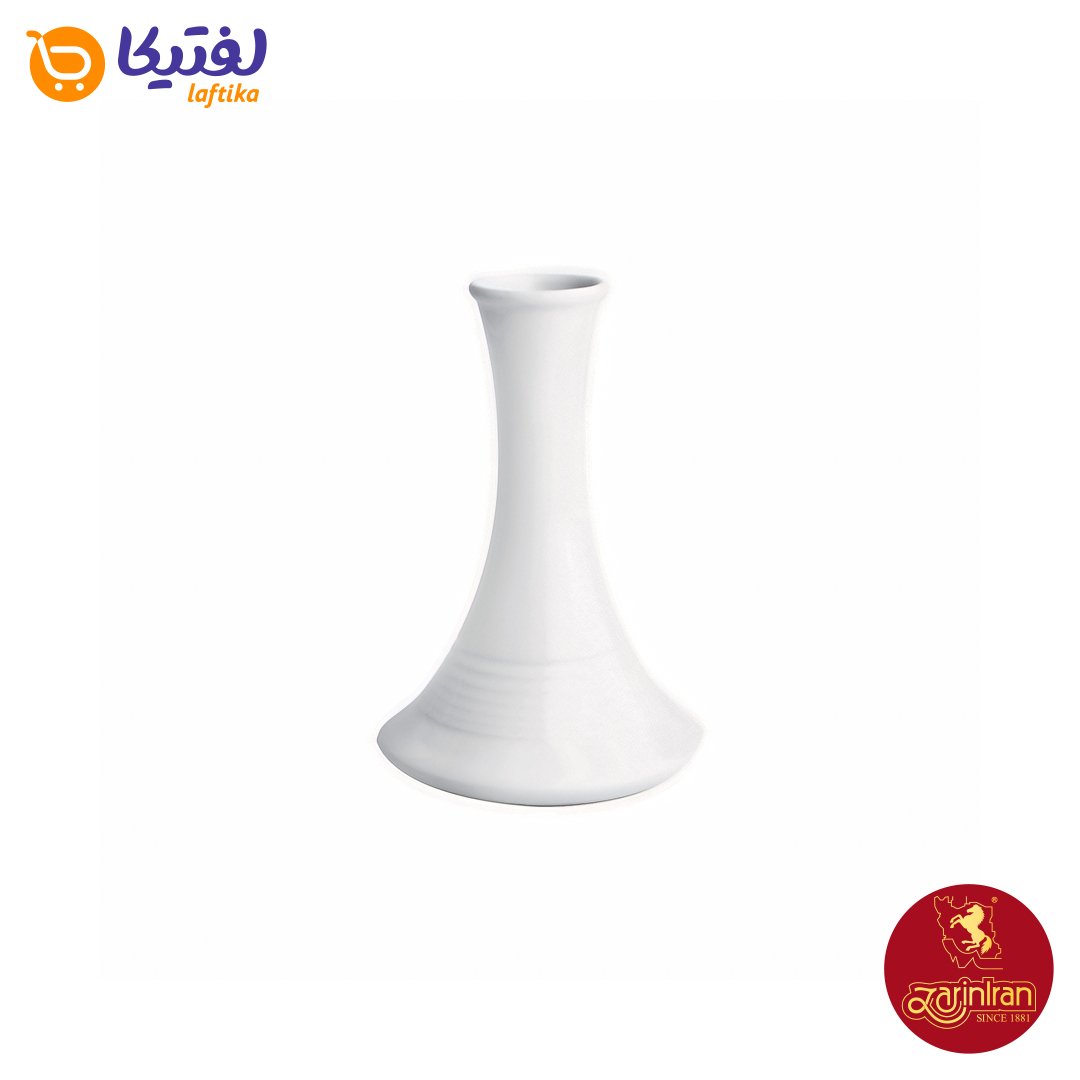 گلدان سفبد هتلی چینی زرین