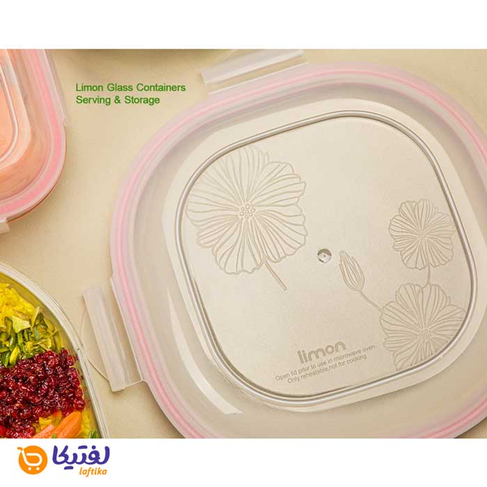 خرید ظرف شیشه ای لیمون مناسب سرو و نگهداری غذا