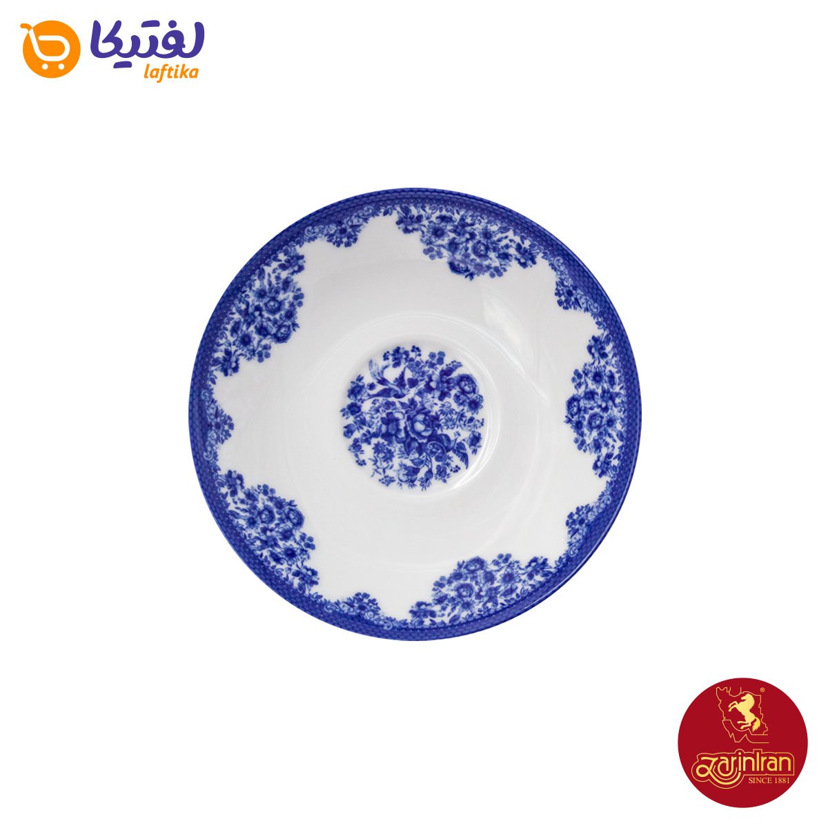 نعلبکی چینی زرین طرح فلورانس