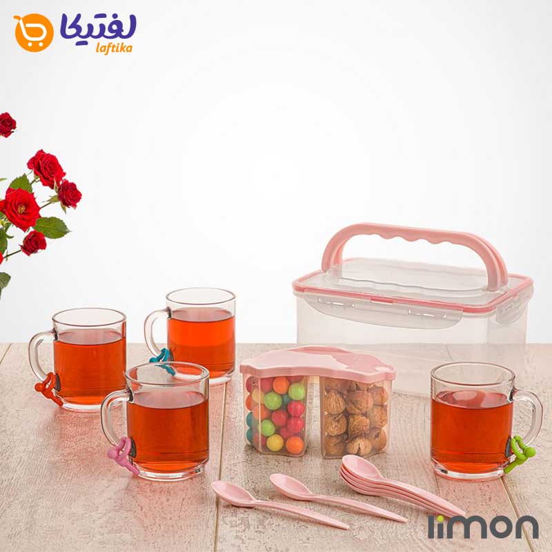 سرویس چای 4 نفره لیمون