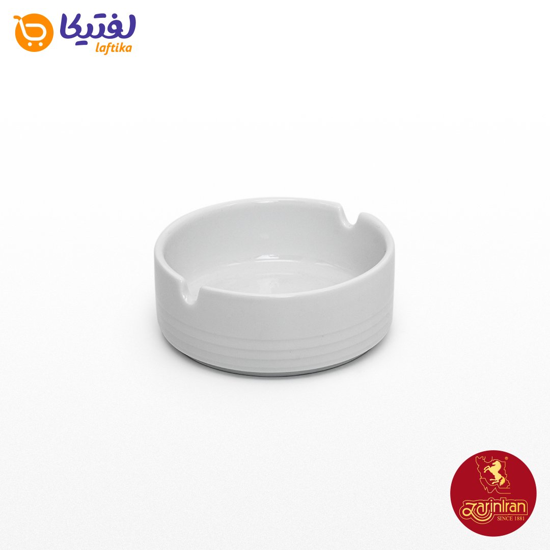 زیر سیگاری سفید چینی زرین