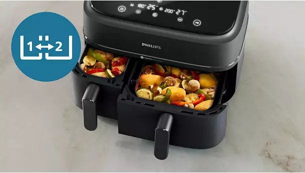 گنجایش سرخ کن فیلیپس NA 350 بدون روغن 9 لیتری