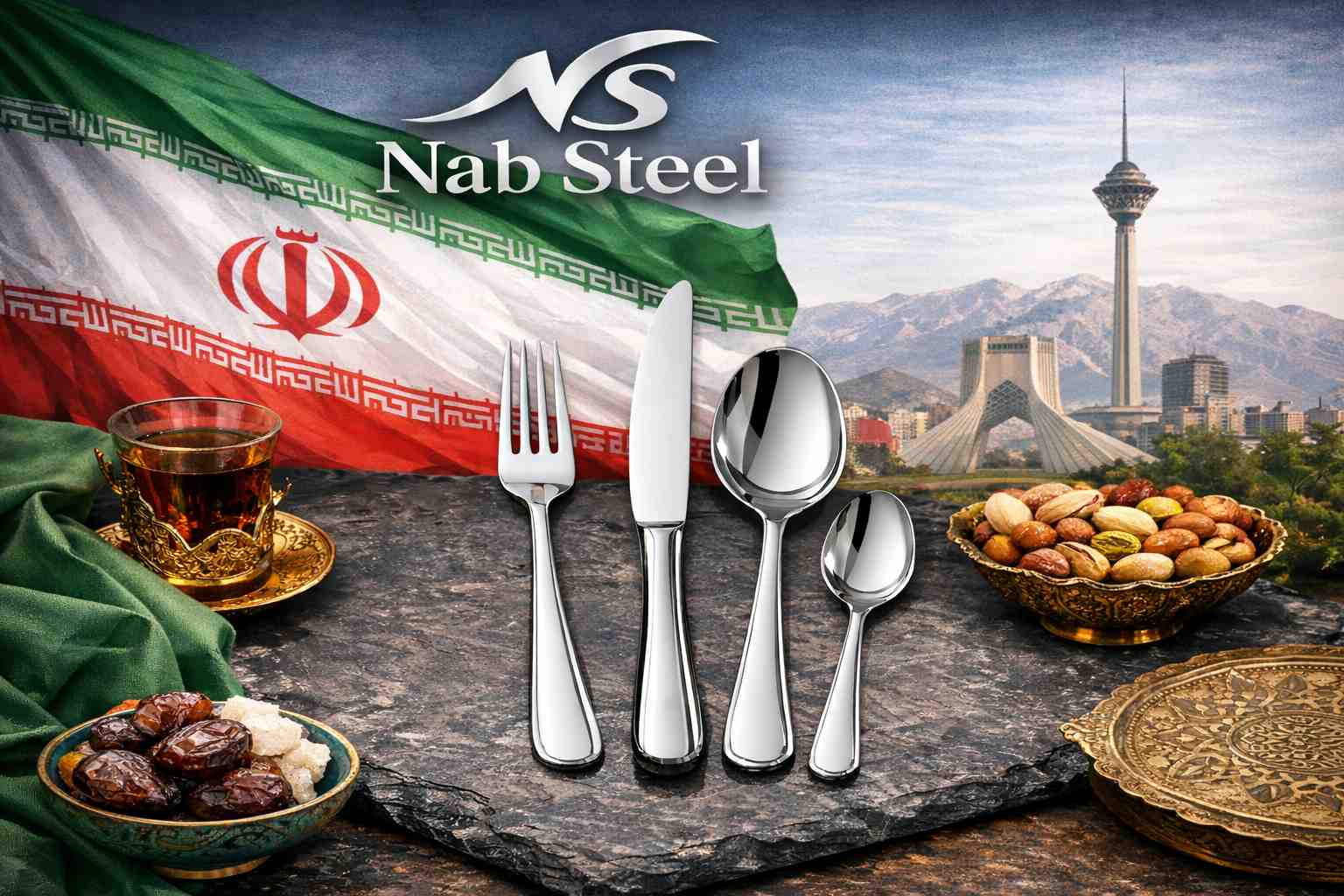 خرید بهترین مارک قاشق و چنگال ایرانی