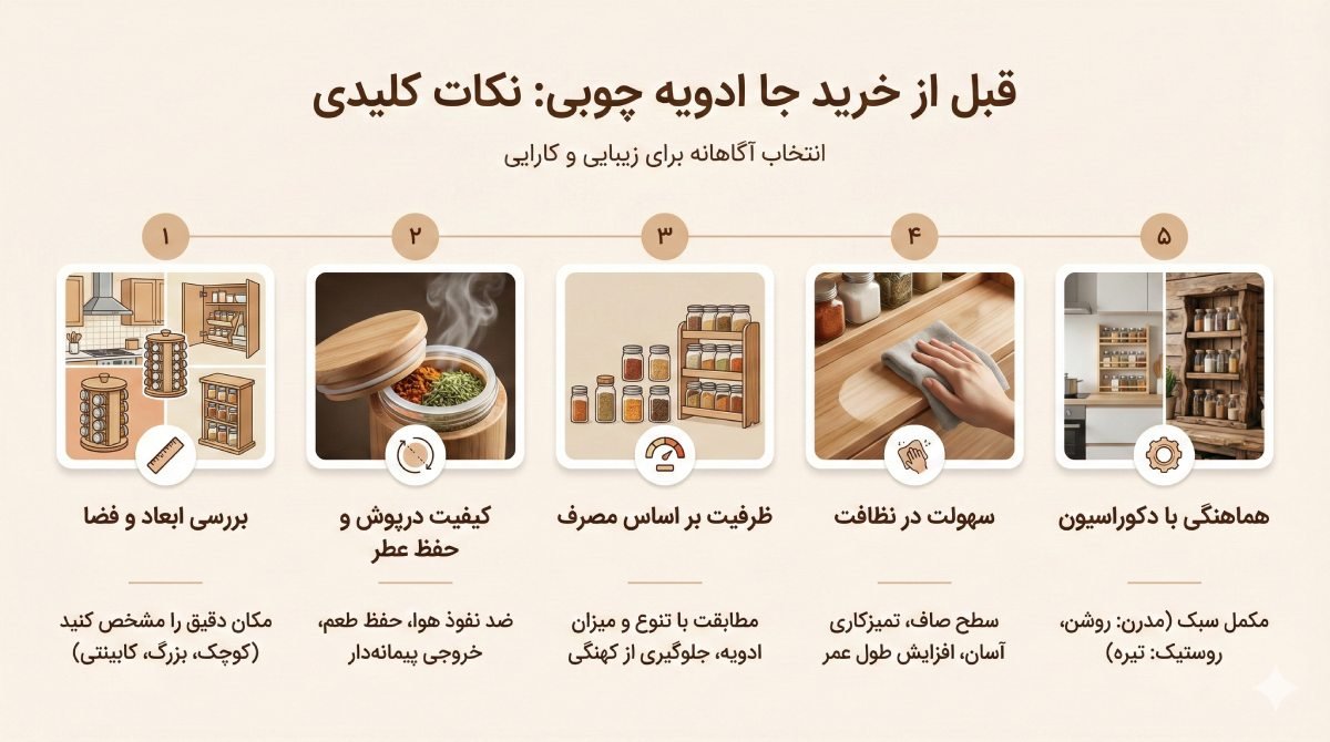 نات مهم هنگام خرید ادویه چوبی