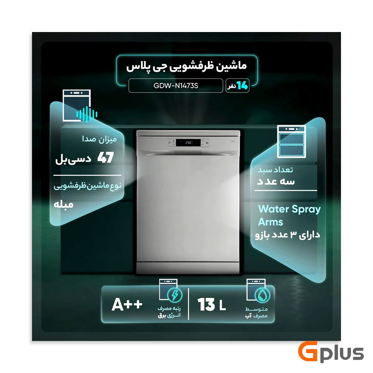 ماشین ظرفشویی 14 نفره جی پلاس GDW-N1473 ماشین ظرفشویی 14 نفره جی پلاس GDW-N1473 ماشین ظرفشویی 14 نفره جی پلاس ماشین ظرفشویی 14 نفره ماشین ظرفشویی ماشین ظرفشویی جی پلاس برند: جی پلاس دسته بندی: ظرفشویی + خرید اقساطی ماشین ظرفشویی 14 نفره جی پلاس GDW-N1473