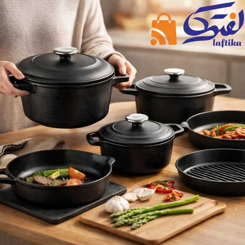خرید بهترین سرویس قابلمه چدنی با تضمین بهترین کیفیت بازار