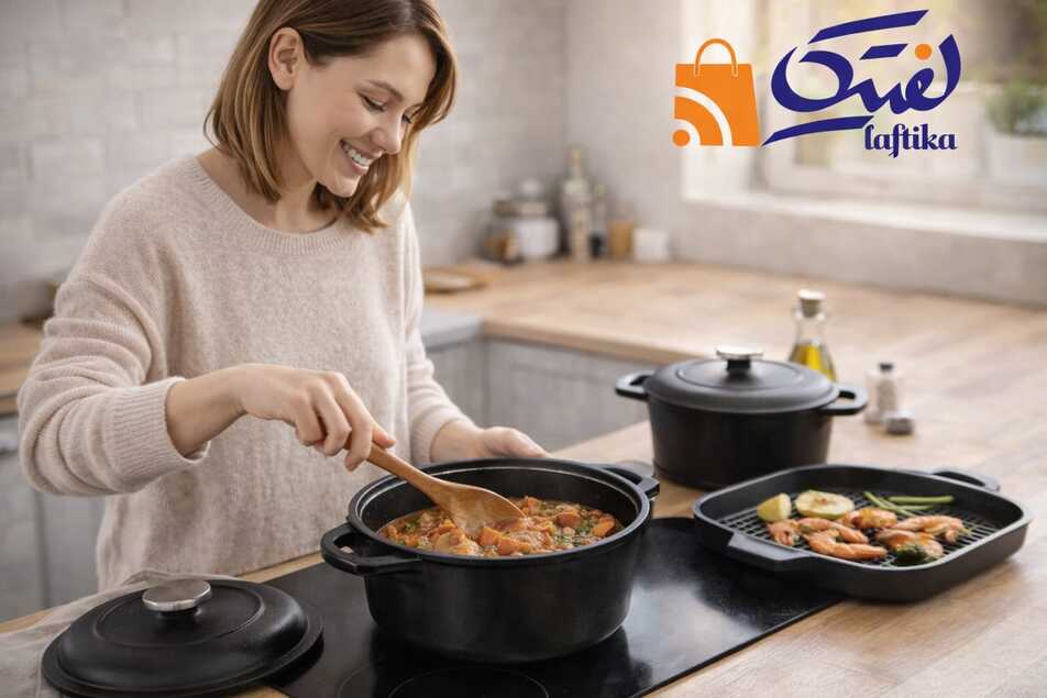 آشپزی سریع و آسان با بهترین سرویس قابلمه چدنی