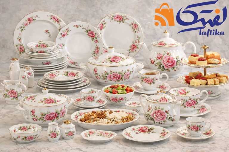 نگهداری بهتر و نکات ایمنی  ظروف چینی گل سرخی 